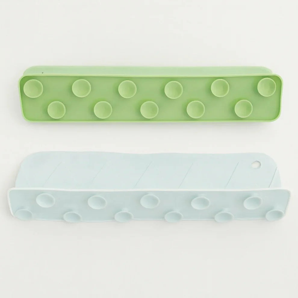 Suction For Kitchen And Bathroom Flexible Water Splash Stopper - 12 Inch (Random Color)